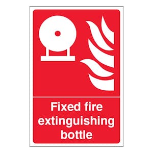 Fixed Fire Extinguishing Bottle - Portrait