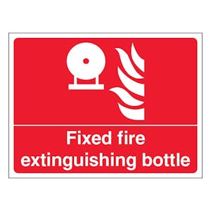 Fixed Fire Extinguishing Bottle - Landscape