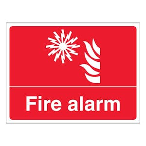 Fire Alarm With Symbol- Landscape
