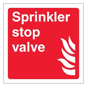 Sprinkler Stop Valve - Square