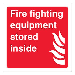 Fire Fighting Equipment Stored Inside - Square