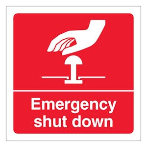 Emergency Shut Down - Square