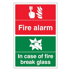 Fire Alarm Break Glass - Portrait