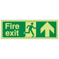 GITD Fire Exit Arrow Up