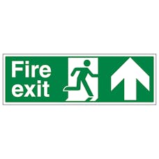 Fire Exit Arrow Up