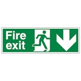 Fire Exit Arrow Down