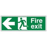 Eco-Friendly Fire Exit Arrow Left