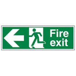 Eco-Friendly Fire Exit Arrow Left
