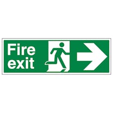 Fire Exit Arrow Right