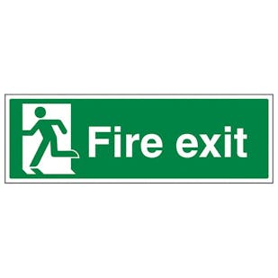 Eco-Friendly Final Fire Exit Man Left