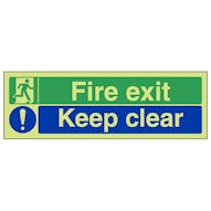 GITD Fire Exit/Keep Clear