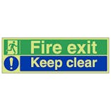 GITD Fire Exit/Keep Clear