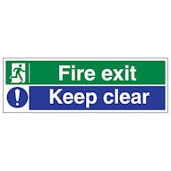 Fire Exit / Keep Clear