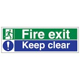 Eco-Friendly Fire Exit / Keep Clear