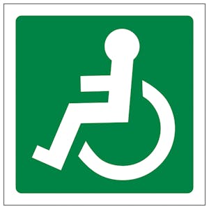 Wheel Chair Logo Facing Left