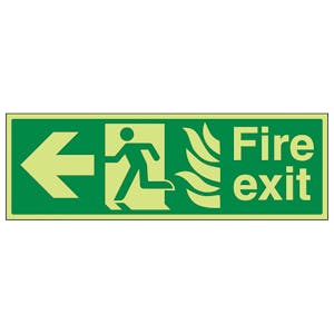 GITD NHS Fire Exit, Arrow Left