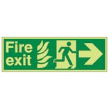 GITD NHS Fire Exit - Arrow Right