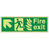 GITD NHS Fire Exit, Arrow Up Left