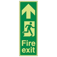 GITD Portrait Fire Exit Arrow Up