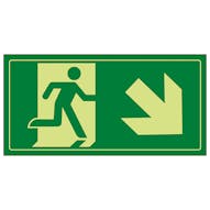 GITD Fire Exit Man Running Down Right