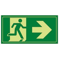 GITD Fire Exit Man Running Right