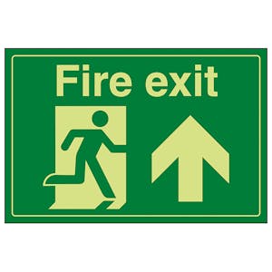 GITD Fire Exit / Man Running / Up
