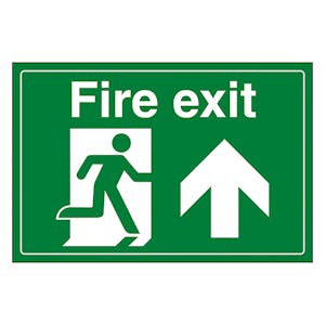 Fire Exit / Man Running / Up