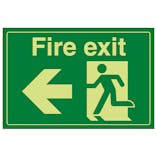 GITD Fire Exit / Man Running / Left