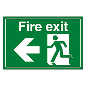 Fire Exit / Man Running / Left