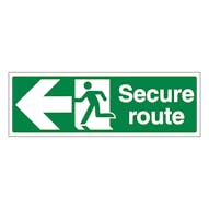 Secure Route Arrow Left