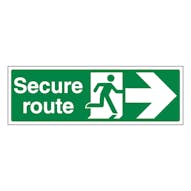 Secure Route Arrow Right