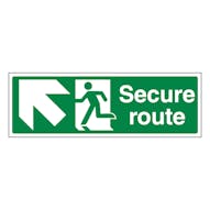 Secure Route Arrow Up Left