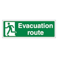 Evacuation Route Left