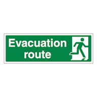 Evacuation Route Right