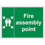 Eco-Friendly Fire Assembly Point With Family Landscape
