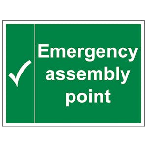 Emergency Assembly Point - Large Landscape