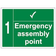 Emergency Point with Tick and Number - Large