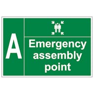 Emergency Point with Tick and Letter - Large