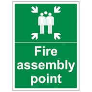Eco-Friendly Fire Assembly Point With Family Portrait