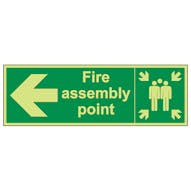 GITD Fire Assembly Point, Arrow Left