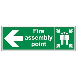 Fire Assembly Point Arrow Left