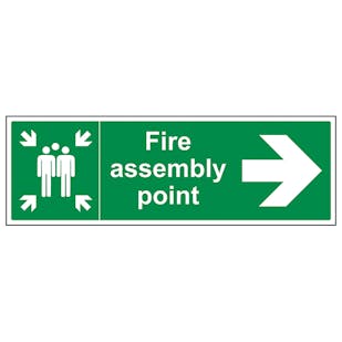 Fire Assembly Point Arrow Right