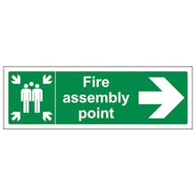 Fire Assembly Point Arrow Right