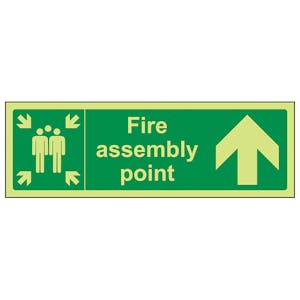 GITD Fire Assembly Point, Arrow Up