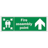 Fire Assembly Point Arrow Up