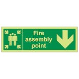 GITD Fire Assembly Point, Arrow Down