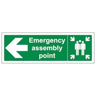 Emergency Assembly Point Arrow Left 