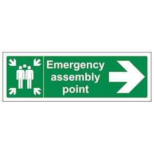 Emergency Assembly Point Arrow Right