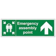 Emergency Assembly Point Arrow Up