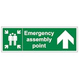 Emergency Assembly Point Arrow Up